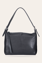 Women's Black Carla Studded Shoulder Bag - Black