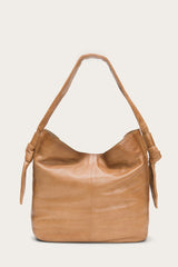 Nora Knotted Hobo in Beige - Beige