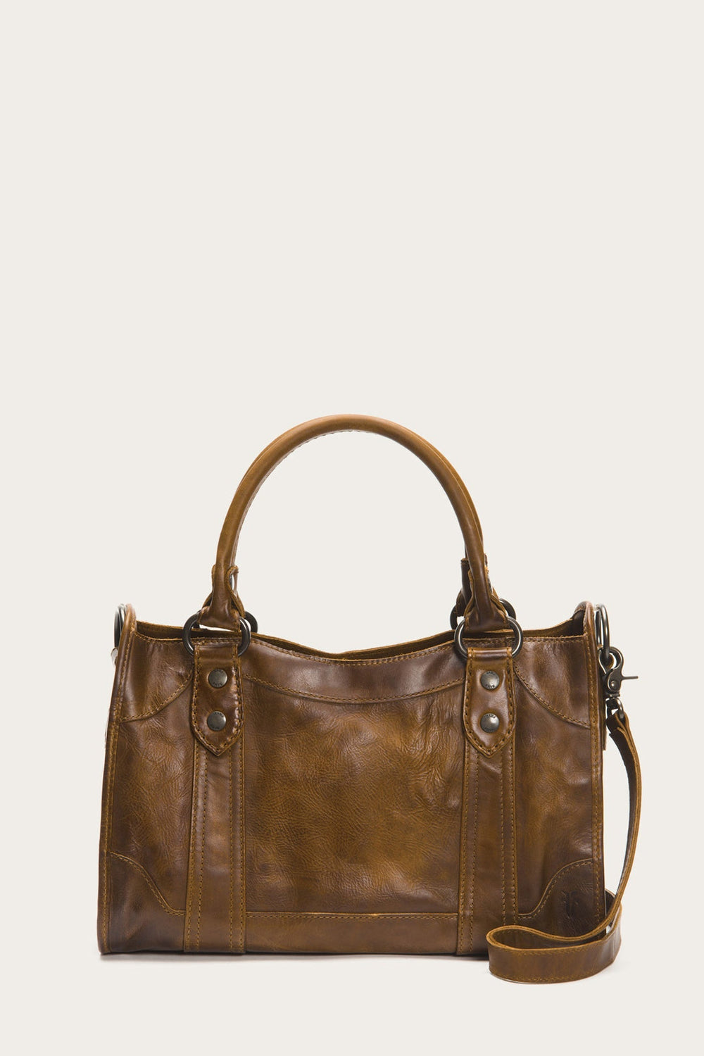 Melissa Cognac Satchel - Cognac