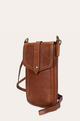 Melissa Cognac Phone Pouch - Cognac