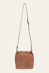 Cognac Melissa Floral Convertible Bucket - Cognac