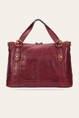 Berry Lacquer Melissa Medium Satchel - Berry Lacquer