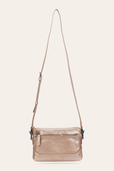 Light Bronze Melissa Crossbody Wristlet - Light Bronze