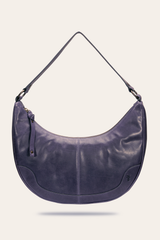 Melissa Crescent Hobo in Eggplant - Eggplant