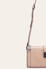Alex Nude Crossbody Clutch - Nude