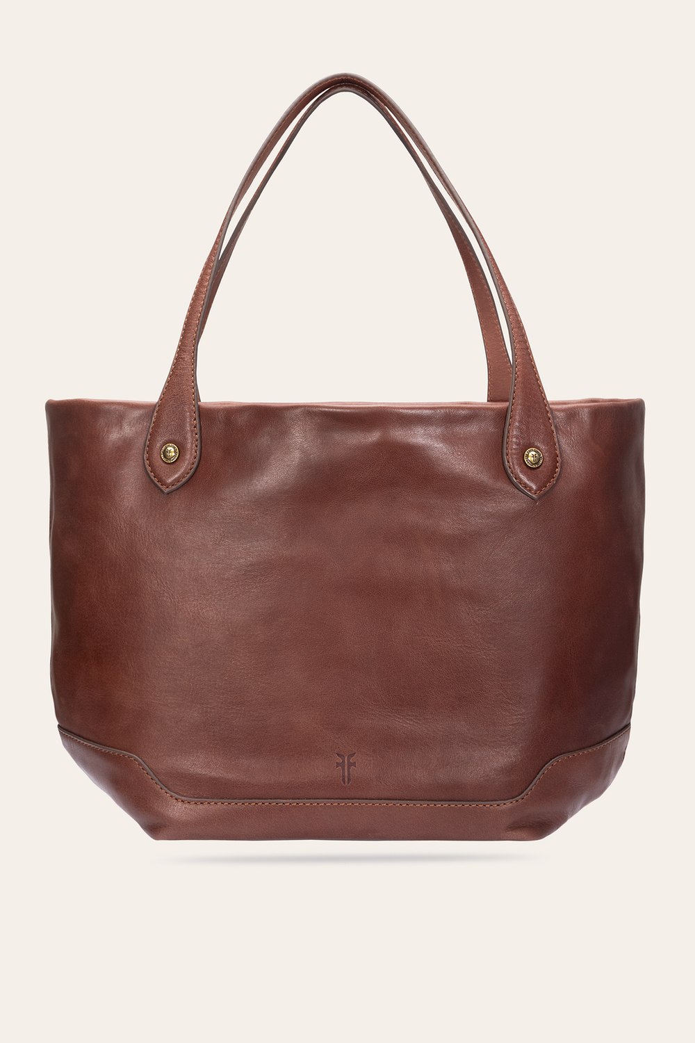 Kenzie Unlined Cognac Tote - Cognac