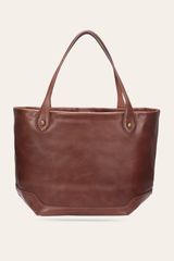 Kenzie Unlined Cognac Tote - Cognac