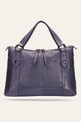 Melissa Eggplant Medium Satchel - Eggplant