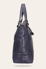 Melissa Eggplant Medium Satchel - Eggplant