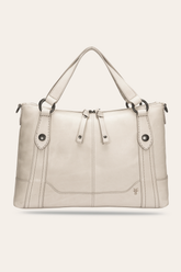 Melissa Nude Medium Satchel - Nude