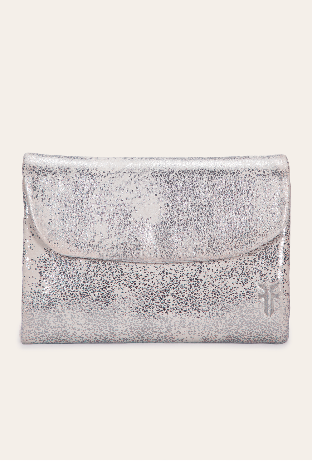 Women's Nora Knotted Small Wallet - Cream Metallic