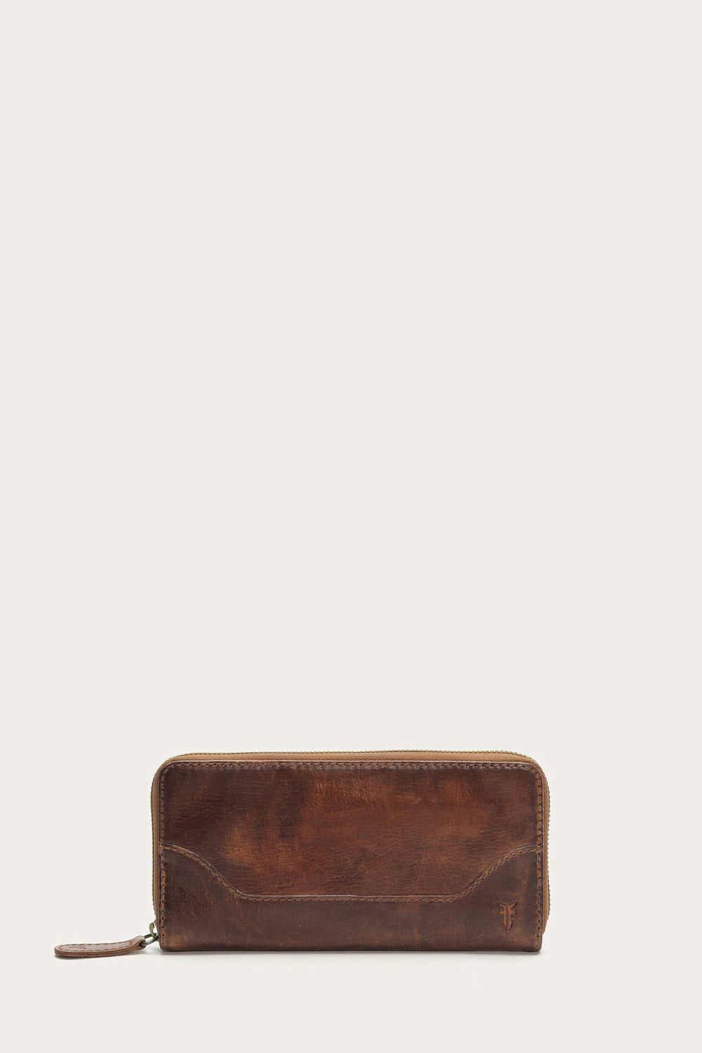Melissa Cognac Zip Wallet - Cognac
