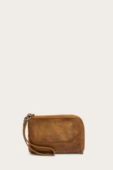 Melissa Cognac Wristlet - Cognac