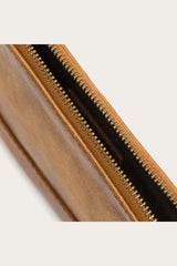 Melissa Cognac Wristlet - Cognac