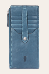Melissa Steel Snap Card Wallet - Steel