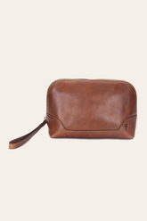 Melissa Cognac Carry All Clutch - Cognac