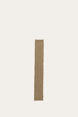 Burnt Olive Wide Cable Scarf - Burnt Olive