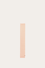 Rose Cloud Wide Cable Scarf - Rose Cloud