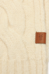Birch Wide Cable Scarf - Birch