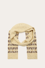 Birch Tweed Fair Isle Scarf - Birch