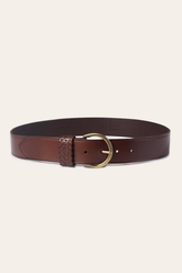 Tan 40mm Belt With Woven Keeper - Tan
