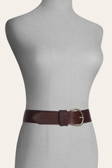 Tan 40mm Belt With Woven Keeper - Tan
