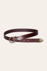 Women’s Tan 25mm Horseshoe Buckle Belt - Tan