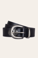 Women’s Black 30mm Concho Belt - Black
