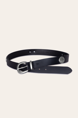 Women’s Black 30mm Concho Belt - Black