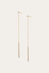 Women’s Lab Grown Diamond Lariat Earrings | Aurate x The Frye Company - 14k Yellow Gold