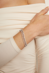 Women’s Marquise Fringe Bracelet | Aurate x The Frye Company - Sterling Silver