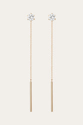 Women’s Spur Lariat Earrings | Aurate x The Frye Company - Yellow Vermeil