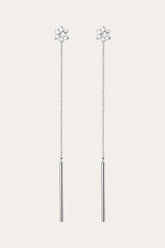 Women’s Spur Lariat Earrings | Aurate x The Frye Company - Sterling Silver