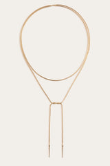 Women’s Lasso Wrap Necklace | Aurate x The Frye Company - Yellow Vermeil