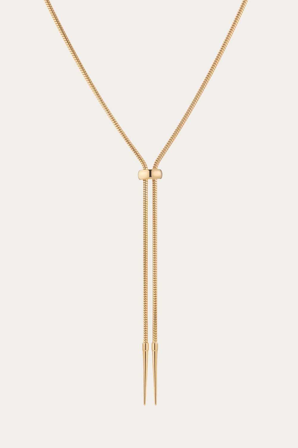 Women’s Lasso Bolo Necklace | Aurate x The Frye Company - Yellow Vermeil