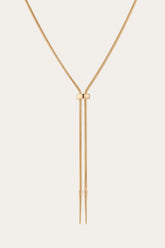 Women’s Lasso Bolo Necklace | Aurate x The Frye Company - Yellow Vermeil