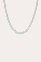 Women’s Extra Bold Herringbone Necklace | Aurate x The Frye Company - Sterling Silver