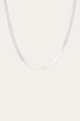 Women’s Bold Herringbone Necklace | Aurate x The Frye Company - Sterling Silver