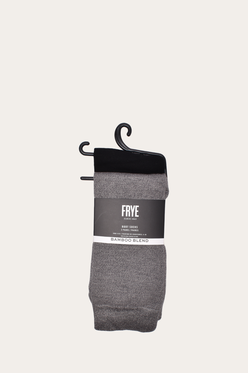 Women’s Ash Bamboo Boot Socks 2 Pack - Ash