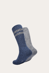 Women’s Navy Super Soft Boot Socks 2 Pack - Navy