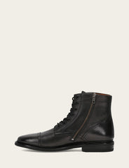 Men's Black Paul Mid Lace Boot - Black