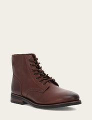 Men's Cognac Barrett Lace Up Boots - Cognac