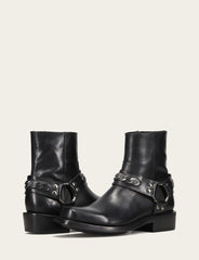 Men's Black Conway Chain Harness Boot - Black