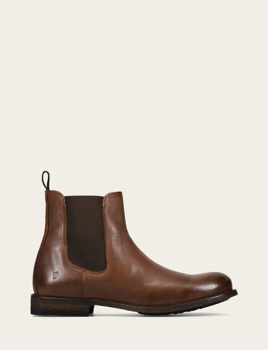 Men's Cognac Tyler Flex Chelsea Boots - Cognac