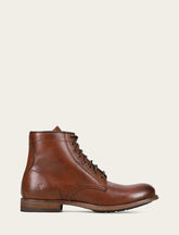 Men's Cognac Tyler Flex Lace Up Boots - Cognac