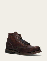 Men's Dark Brown Prison Boots - Dark Brown