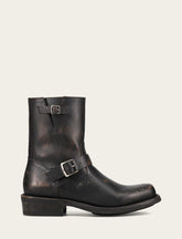 Men's Conway Engineer Smooth Leather Boot - Antique Black