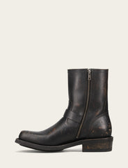 Men's Conway Engineer Smooth Leather Boot - Antique Black