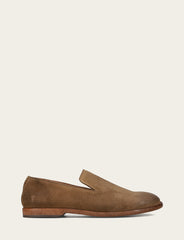 Men's Ash Waxed Suede Chris Venetian Loafers - Ash Waxed Suede