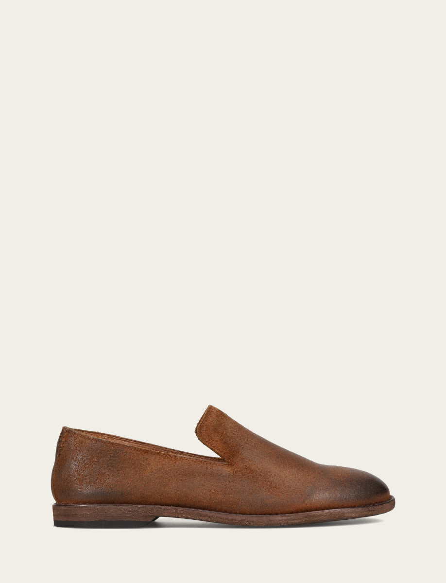 Men's Ginger Suede Chris Venetian Loafers - Ginger Suede